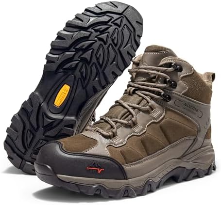 NORTIV 8 Men's Waterproof Lightweight Hiking Boots