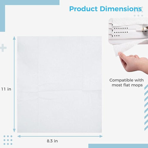11X8.3 Floor and Wall Cleaning Electrostatic Cloths, Household Wiping Cloths, Dry Mop Pads, Dry Duster Cloths, Sweeper Disposable Dusting Cloths