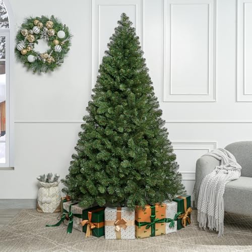 Naomi Home Lucille 6 ft Unlit Artificial Christmas Tree, 1,000 Tips