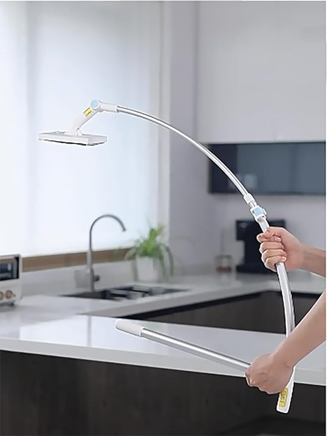 High Rise Window Cleaning Tool for Safely and Easily Cleaning Exterior Glass on Apartments and Tall Buildings,Double Sided OutsideWindow Cleaner Tool with 51''