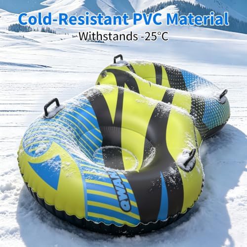 Snow Tube for Sledding Heavy Duty - Snow Sled for Kids and Adult