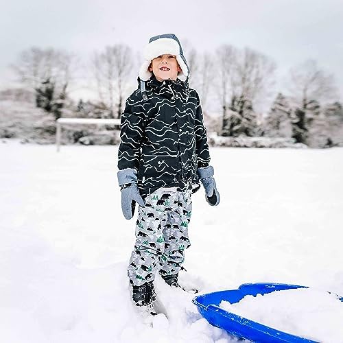 JAN & JUL Cozy-Dry Rain & Snow Pants for Toddlers