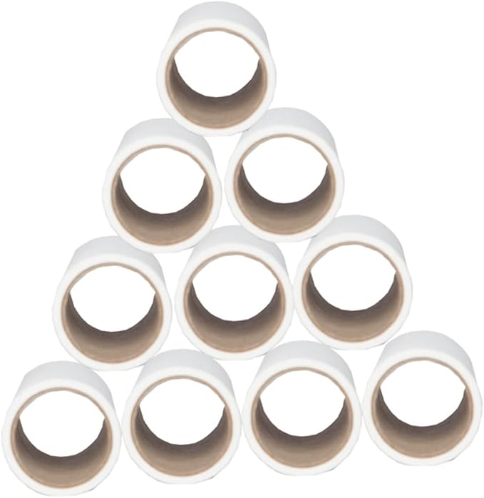 ORFOFE 5pcs Tearable Sticky Paper Cleaning Tape Pet Hair Remover Rollers Accessory Sticky Glue Lint Remover Pet Lint