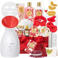 27Pcs Rose Spa Skin Care Gifts Set, Bath Set, Spa Gift Baskets for Women