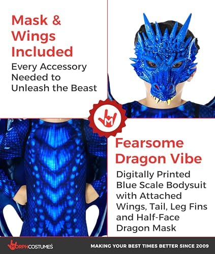 Morph Dragon Costume Kids, Dragon Wings, Halloween Costumes for Kids