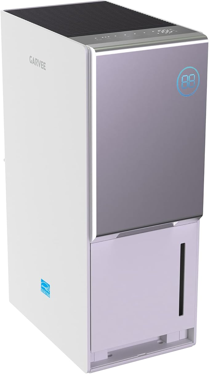 4500 Sq.Ft Dehumidifier for Basement Energy Star Most Efficient 2025, 85 Pint/Day Quiet Compressor Dehumidifier with Drain Hose, 24H Timer, Smart Humidity Control, Auto Shut Off, White