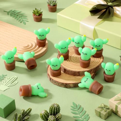 Thenshop 20 Pcs Cactus Positive Gift for Coworkers Employee