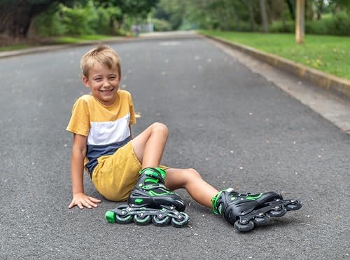 MammyGol Adjustable Inline Skates for Kids Boys Girls Youth Blades Roller Skates with Light up Wheels Ages 4-16