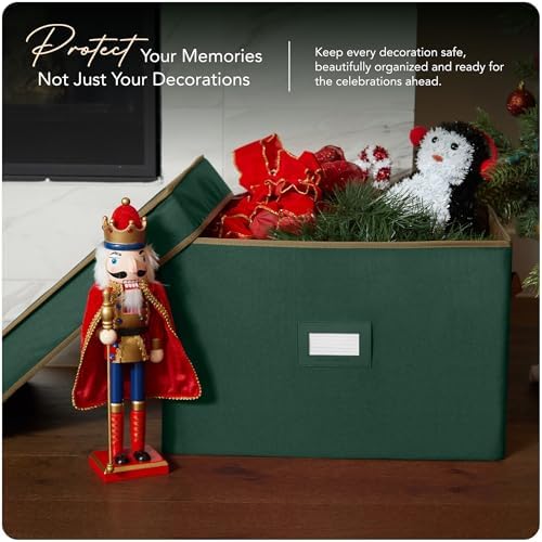 Covermates Treasurekeeper Storage Box, 25.5" L x 13" W x 12.5" H, Green