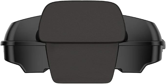 Advanblack Road Glide Tour Trunk Pack Vivid Black Razor Tour Trunk Pack Backrest Pad for '97-'25 Harley Touring Road King Street Glide Electra Glide CVO models