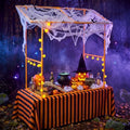 6 Pcs Halloween Candy Stand Photo Booth Pumpkin Lights Party Decor Outdoor