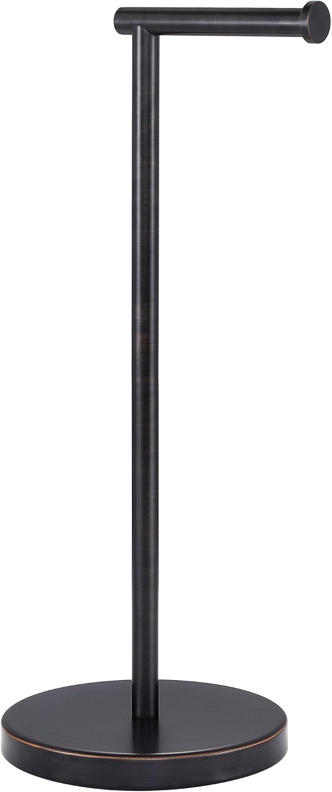 KES Oil Rubbed Bronze Toilet Paper Holder Stand | Weighted Base, Freestanding Toilet Roll Holder, Bathroom Floor Use, T304 Stainless Steel, BPH283S1-ORB