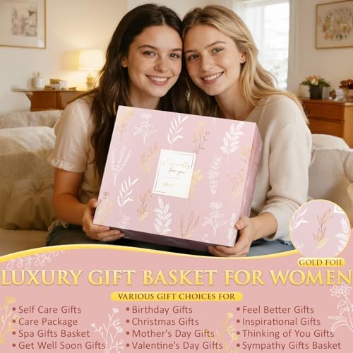 Birthday Gifts for Women, Spa Self Care Package Get Well Soon Gift Baskets