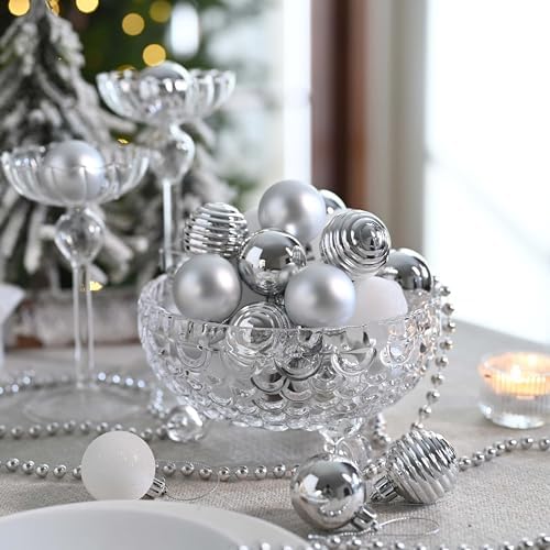 Valery Madelyn Small Christmas Tree Decorations Ball Ornaments 24ct 1.57"