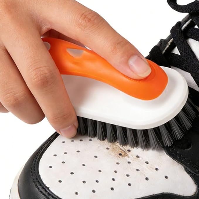 Household Shoe Brush Multi Purpose Cleaning Home Soft Bristled(Gray)
