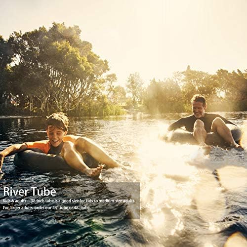 Heavy-Duty Inflatable Float - River & Snow Tube, Swim & Sledding, Pool Closing Inner Tube