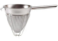 Winco 8" Bouillon Strainer, Reinforced, Extra Fine Mesh, S/S