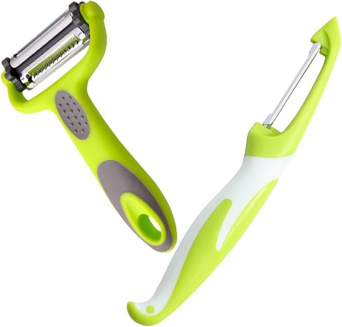 Cheese Grater, 2pcs Paring Peeler Vegetable Peeler Fruit Peeler Stainless Steel PeelerY