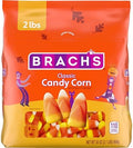 Brach's Classic Candy Corn, Halloween Candy, Classic Fall Treats, 34 Ounce Bag, Pack of 8