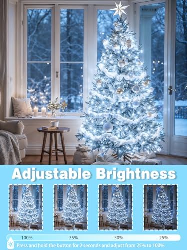2 Pack 200 LED Christmas Lights 13 Modes Extendable Christmas Tree Lights