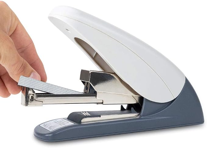 PowerForce 70 Heavy Duty Flat Clinch Office Stapler, 2 to 70 Sheets Using one Size 3/8" Leg-Length Staple, Includes 400 Staples and a Staple Remover