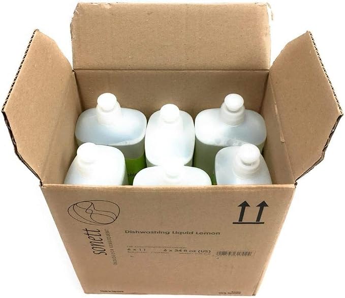 Sonett Organic Dishwashing Liquid Organic 100% Biodegradable Lemon, 34 Fl.Oz (1 Count)