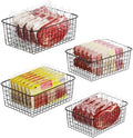 iSPECLE Freezer Organizer Bins - For 16/17/21 Cu Ft Upright Freezer, 4 Pack