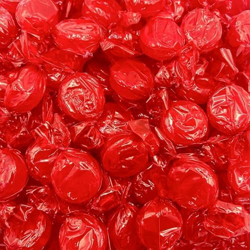 Cinnamon Hard Candy Disks, Old Fashioned Candy, Individually Wrapped, 48 Oz