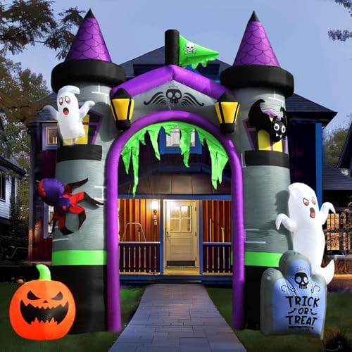 12.5 FT Inflatable Halloween Decorations, Huge Blow Up Halloween Archway