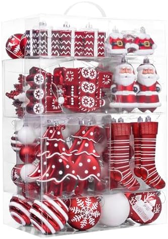 Valery Madelyn 155ct Christmas Ball Ornaments Tree Decorations Set