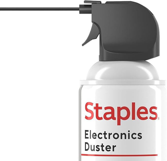 Staples Compressed Air Dusters – Canned Air for Electronics, Keyboards & Office Devices