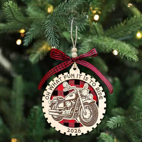 Motorcycle Ornament, Motorcycle Ornaments for Christmas Tree, Men Ornaments