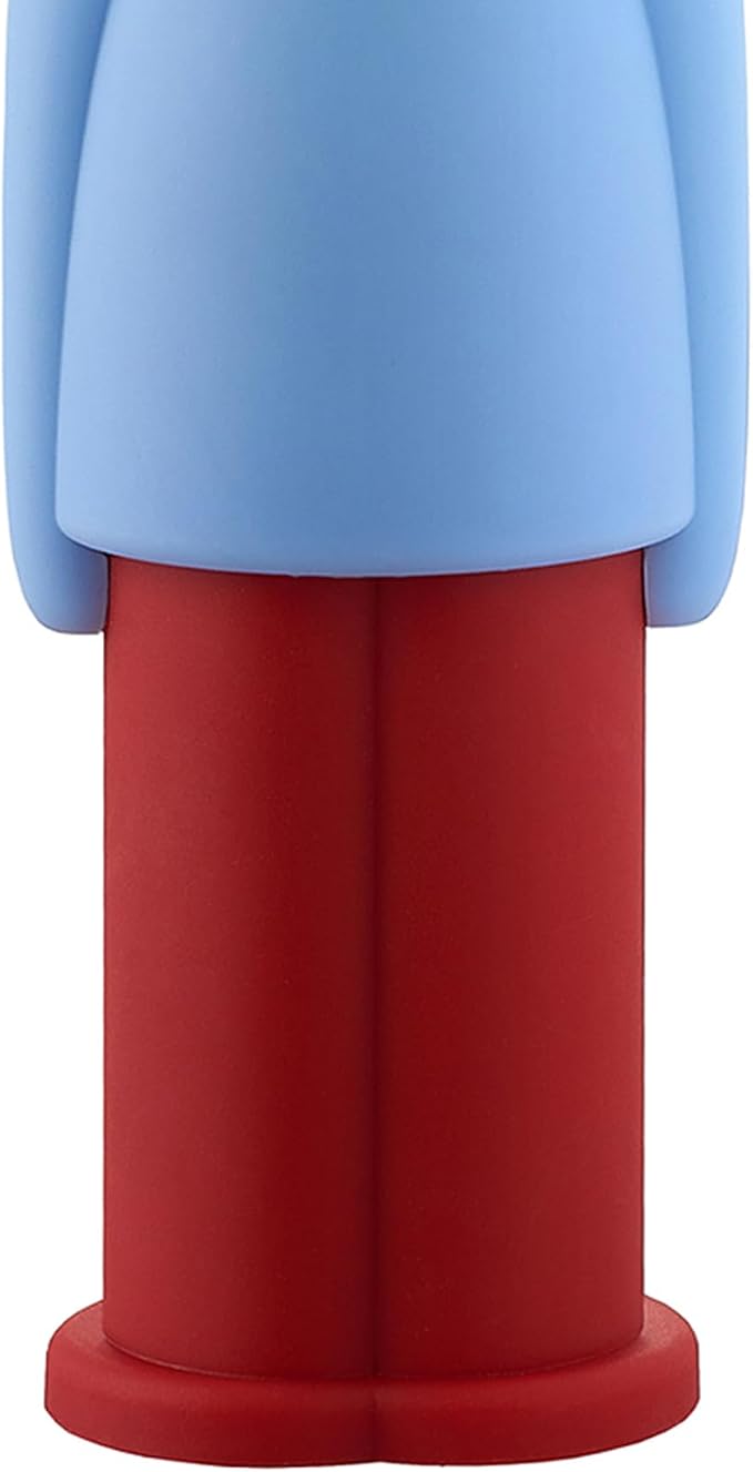 Alessi AM23 LAZ - Alessandro M. Corkscrew in thermoplastic resin, light blue and chrome plated zamak.
