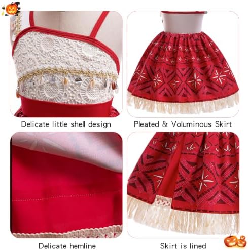 VORLITS Princess Costume for Girls Kids Halloween Costume Dress Up 3-9Y