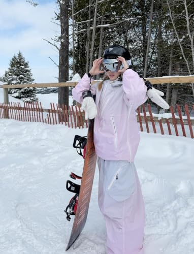 GSOU SNOW Womens Mens Snowboard Pants Baggy Snow Ski Pants for Snowsports