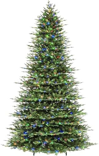 Hykolity 12 ft Prelit Christmas Tree with Realistic PE Foliage