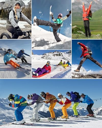 Snow Pants Womens Ski Pants Waterproof Insulated Softhell fleece lined