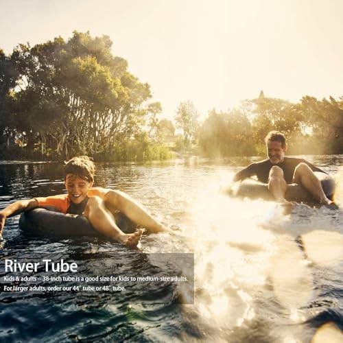 Heavy-Duty Inflatable Float - River & Snow Tube, Swim & Sledding, Pool Closing Inner Tube