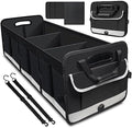 AOPHY Trunk Organizer - 95L Extra Large Capacity SUV Cargo Storage, Collapsible Waterproof Design with Non-Slip Bottom & Retractable Straps, Car Organizers for SUV, Truck, Sedan