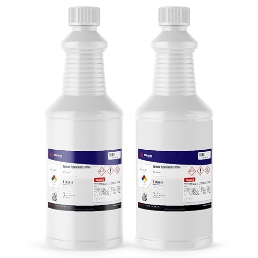 Alliance Chemical - Sodium Hypochlorite 10% - 2 Quarts - Water Treatment, Pool Treatment, Bleaching (NaOCl) | CAS 7681-52-9