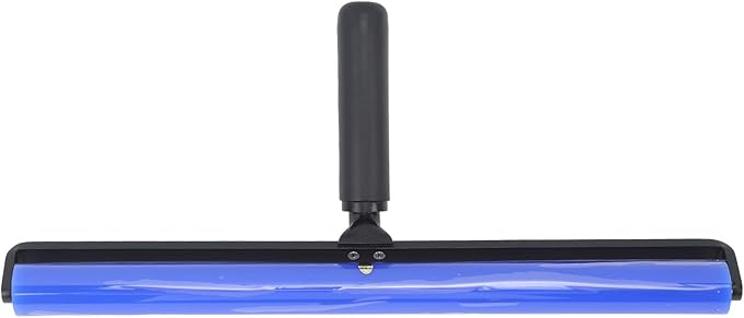 High Adhesion Blue Silicone Dust Roller,10in Electrostatic Dust Collecting Lint Brush,Screen Film Roller for Hair Dander Fiber Rubber Powder Copper Powder (45.7cm / 18in)