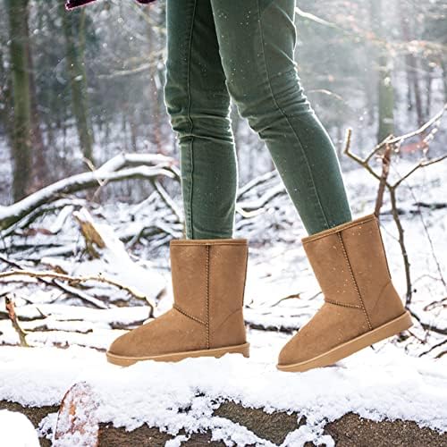 DKSUKO Women's Classic Waterproof Snow Boots Winter Boots