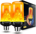 Hompavo 【Upgraded】 Flame Light Bulbs for Home Decor with Upside Down Effect