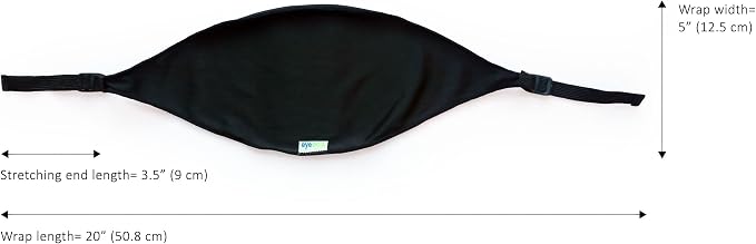 EyeEco Quartz Silicone Hydrating Sleep Mask, Clear - Not One-Size-Fits-All | Adjustable, Medical Grade Silicone Mask for Nighttime Dry Eye Relief and Hydration