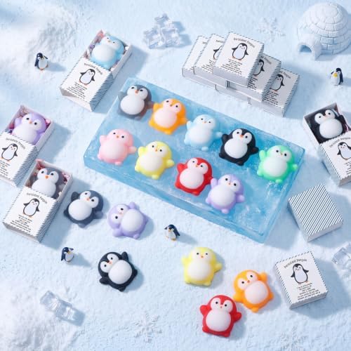 36 Sets Persistent Penguin Gifts Positive Party Favors with Boxes