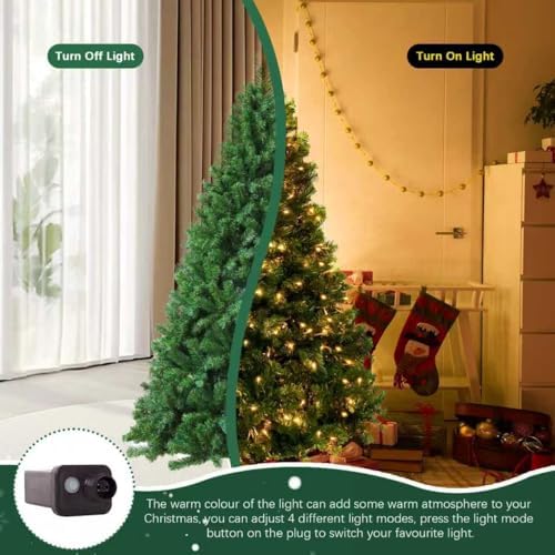 4ft Green Prelit Artificial Christmas Tree,Arbol de Navidad Small Xmas Tree