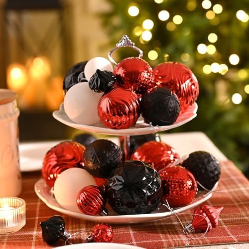 Valery Madelyn 100ct Christmas Tree Decorations Variety Ball Ornaments Set