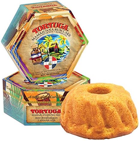 TORTUGA Caribbean Mamajuana Rum Cake - 16 oz Caribbean Rum Cake - 2 Pack - The Perfect Premium Gourmet Gift for Stocking Stuffers, Gift Baskets, and Christmas Gifts - Great Cakes for Delivery
