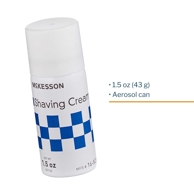 McKesson Foamy Shaving Cream Bulk 1.5 oz [144 Count] Foam Lavender Scented for Men and Women