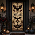 Halloween Decorations - UNWELCOME Gothic Halloween Door Cover